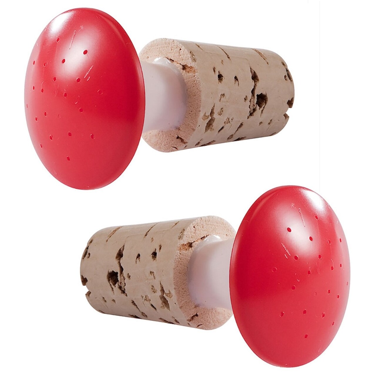 Hutzler Laundry Sprinkler 2pc Set, Cork with Plastic Spout - Use for Dampening Clothes for Ironing